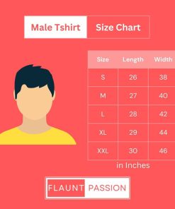 Male Tshirt Size Chart Flauntpassion