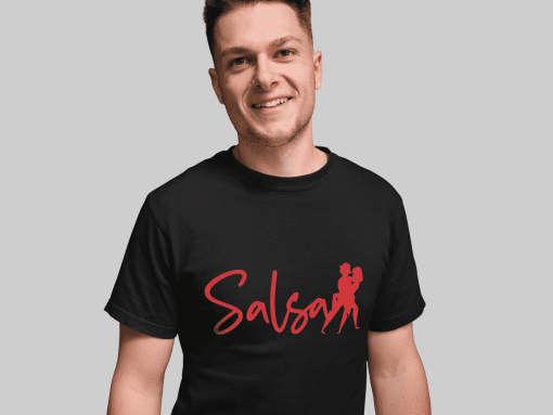 Salsa Dancing Men's Tshirt Flaunt Passion