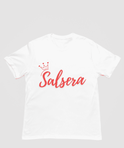 Salsera Female White Tshirt Flaunt passion