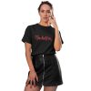 Bachatera Female Classic Black Tshirt - Flauntpassion