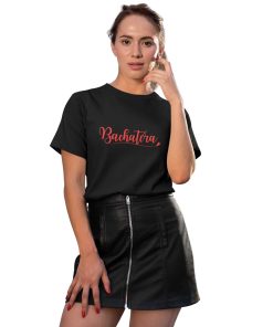 Bachatera Female Classic Black Tshirt - Flauntpassion