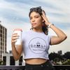 Coffee n Bachata Female Crop Top Flauntpassion