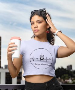 Coffee n Bachata Female Crop Top Flauntpassion