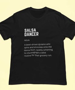 Salsa Dancer Unisex Classic Black Tshirt Flauntpassion