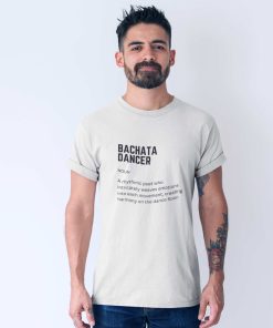 Bachata Definition Unisex Classic White Tshirt-Male