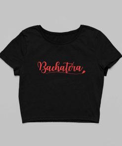 Bachatera Female Black Crop Top Flauntpassion