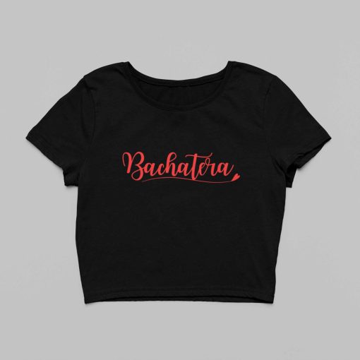 Bachatera Female Black Crop Top Flauntpassion