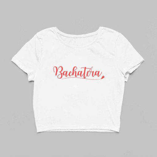 Bachatera Female White Crop Top Flauntpassion