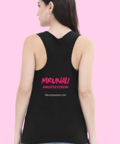 Motley Dance Company Black Tank Top Custom Name back