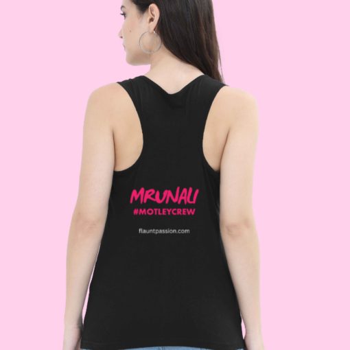 Motley Dance Company Black Tank Top Custom Name back