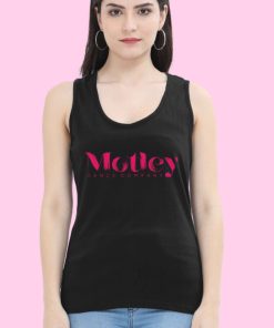 Motley Dance Company Black Tank Top Front