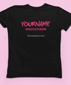 Motley Dance company unisex tshirt customized back