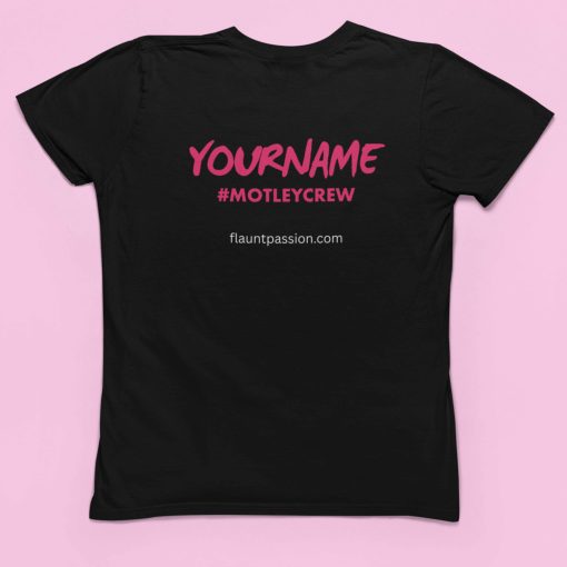 Motley Dance company unisex tshirt customized back