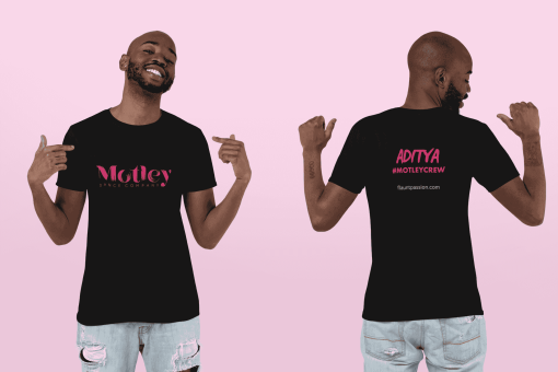 Motley Dance company unisex tshirt customized back - Male