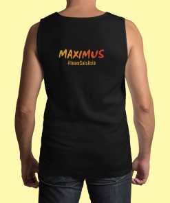 Salsasia unisex sleeveless tshirt back - flauntpassion