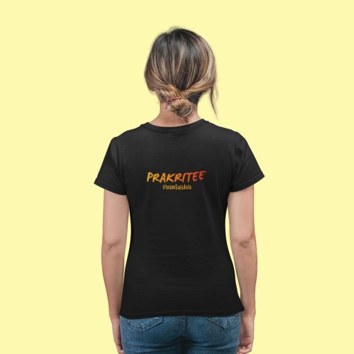 Salsasia unisex tshirt female back - flauntpassion