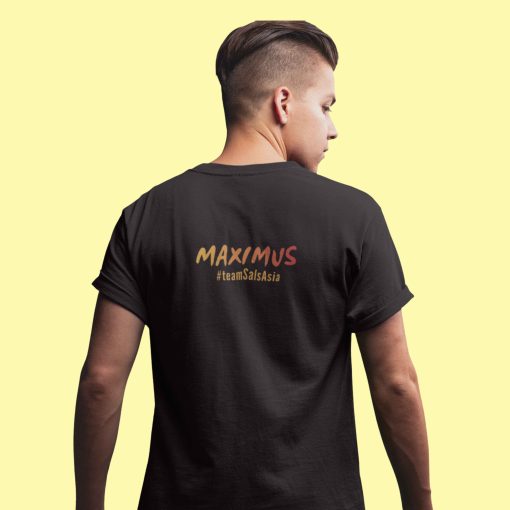 Salsasia unisex tshirt male back - flauntpassion