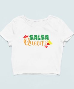 Salsa Queen Female White Crop Top