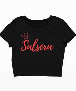 Salsera Black Crop top for Woman