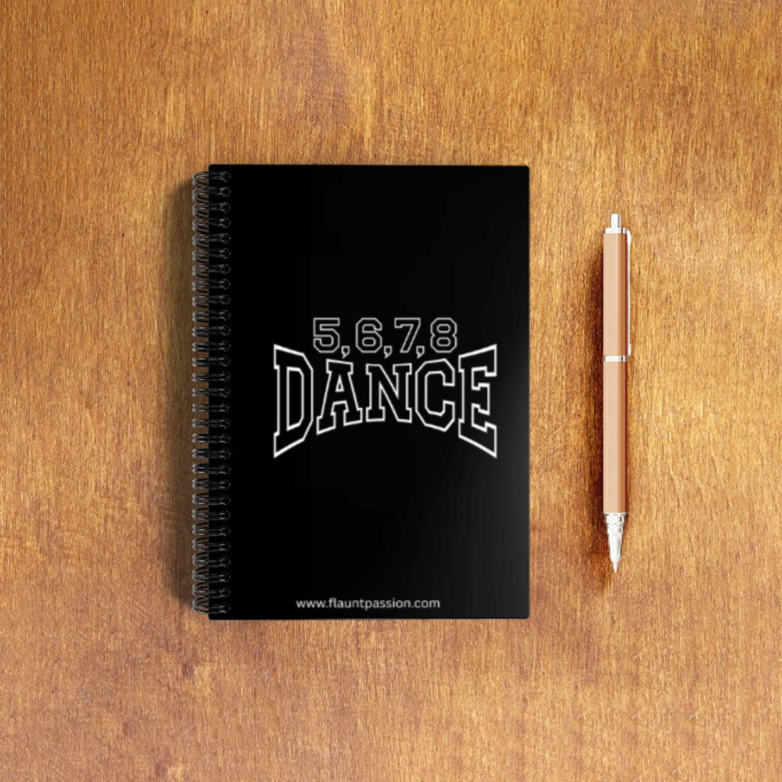 5678 Dance Unruled Paper Notepad