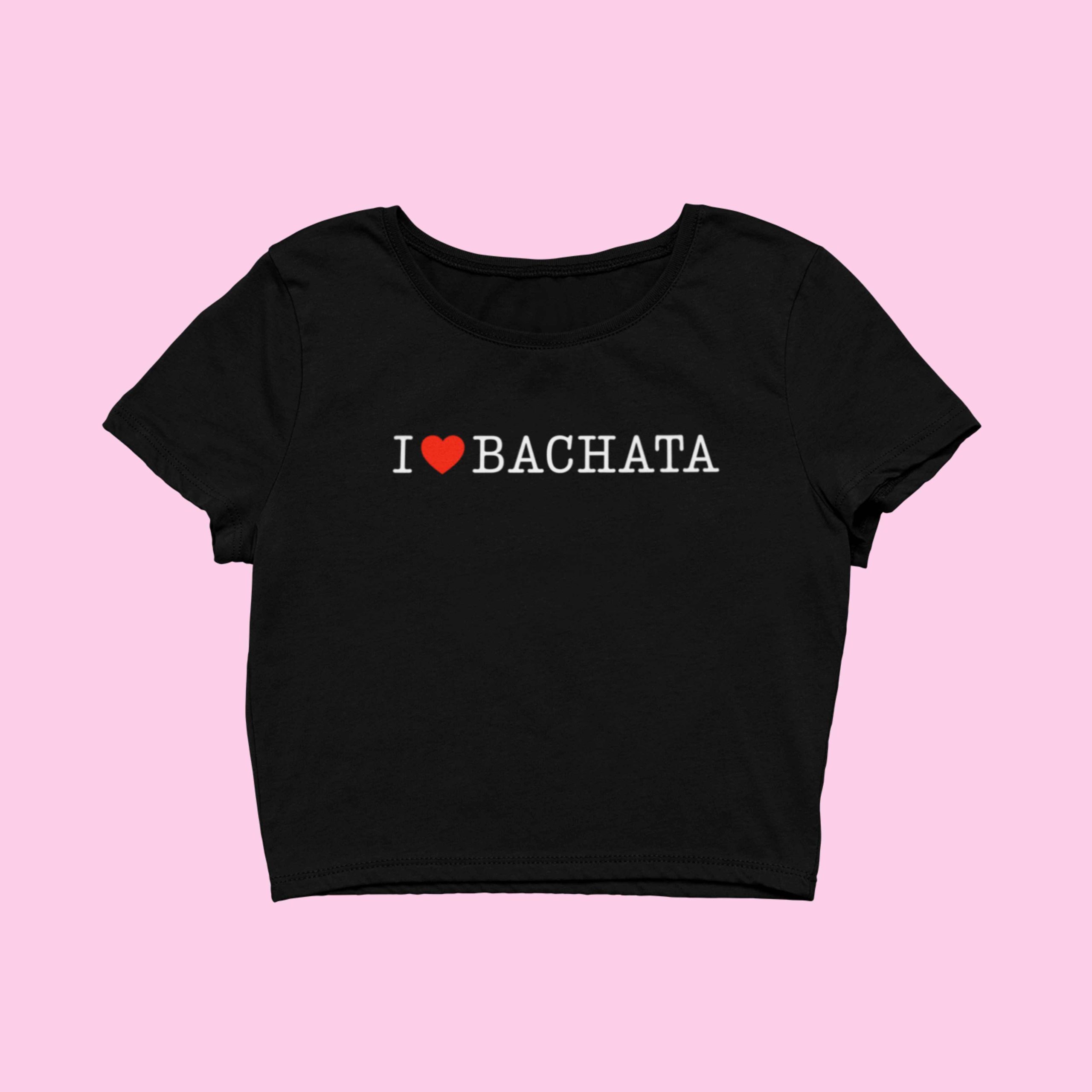 Bachata Jaipur Baby Tee Black -Front