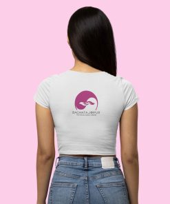 Bachata Jaipur Women Baby Tee Back