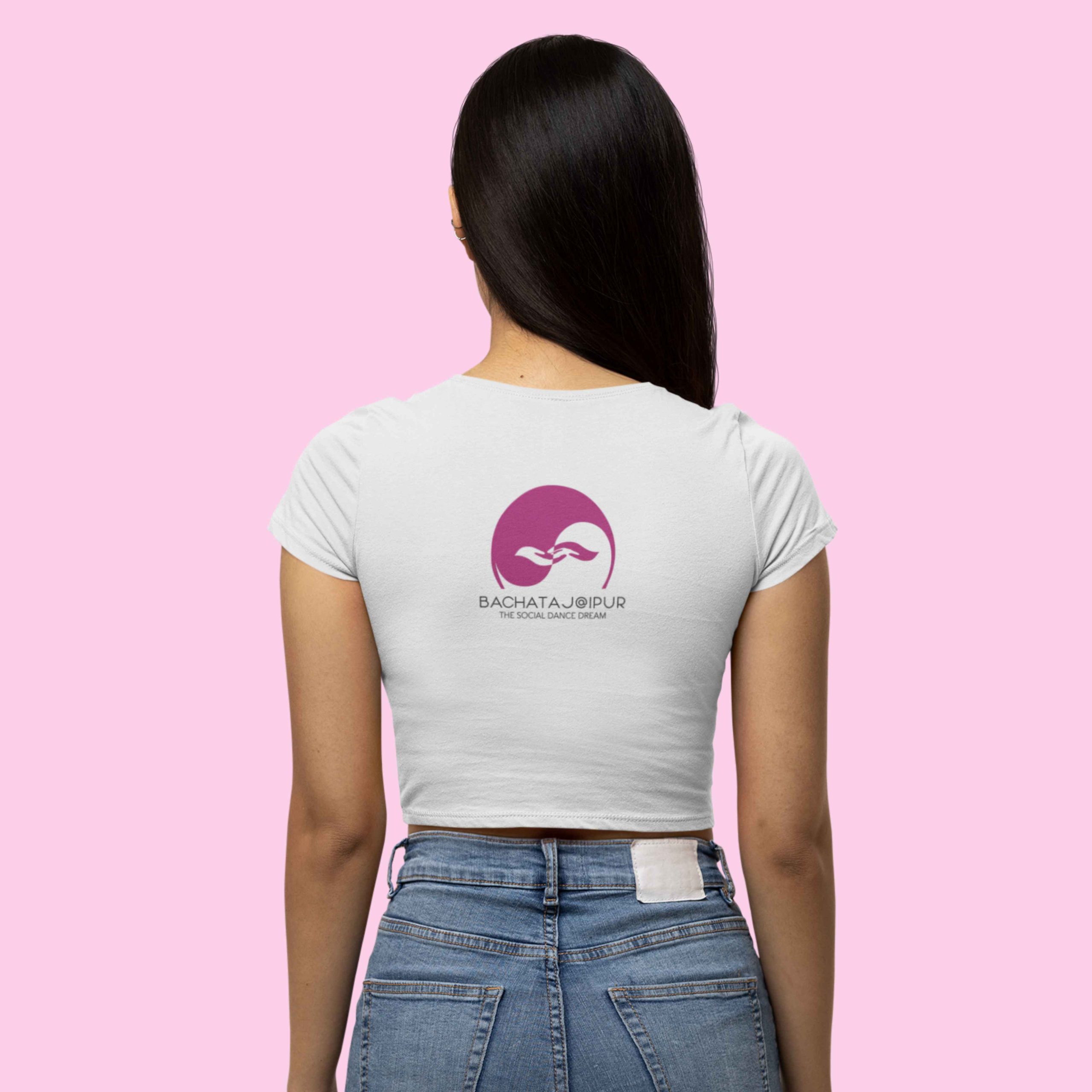 Bachata Jaipur Women Baby Tee Back