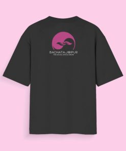 Bachata Jaipur Unisex Oversized Black Tee - Flauntpassion