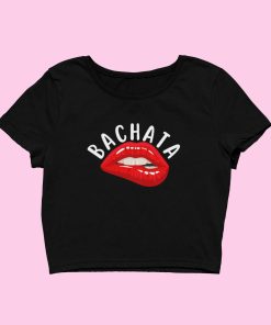 Bachata Jaipur Sensual Bachata Women Black Baby Tee