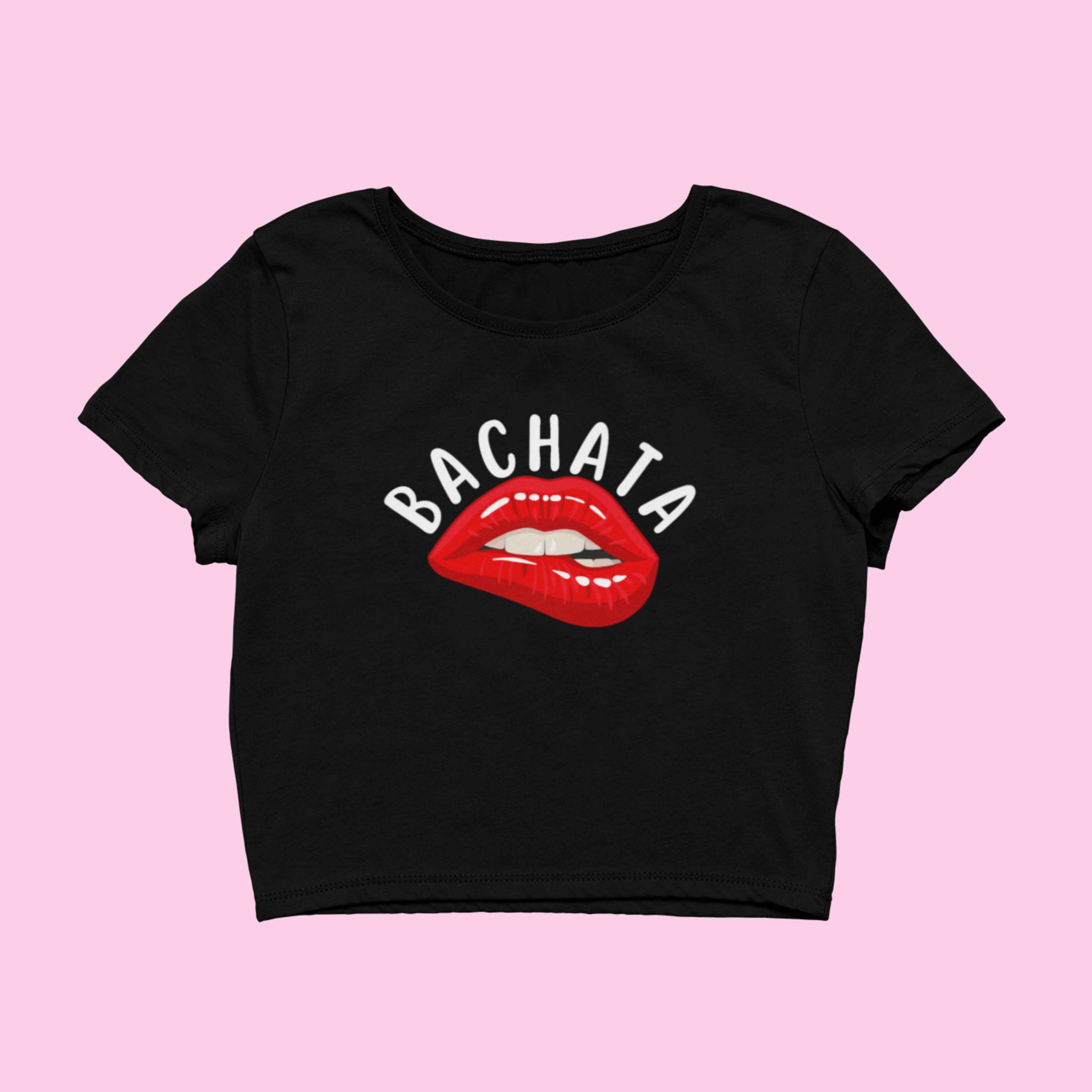 Bachata Jaipur Sensual Bachata Women Black Baby Tee