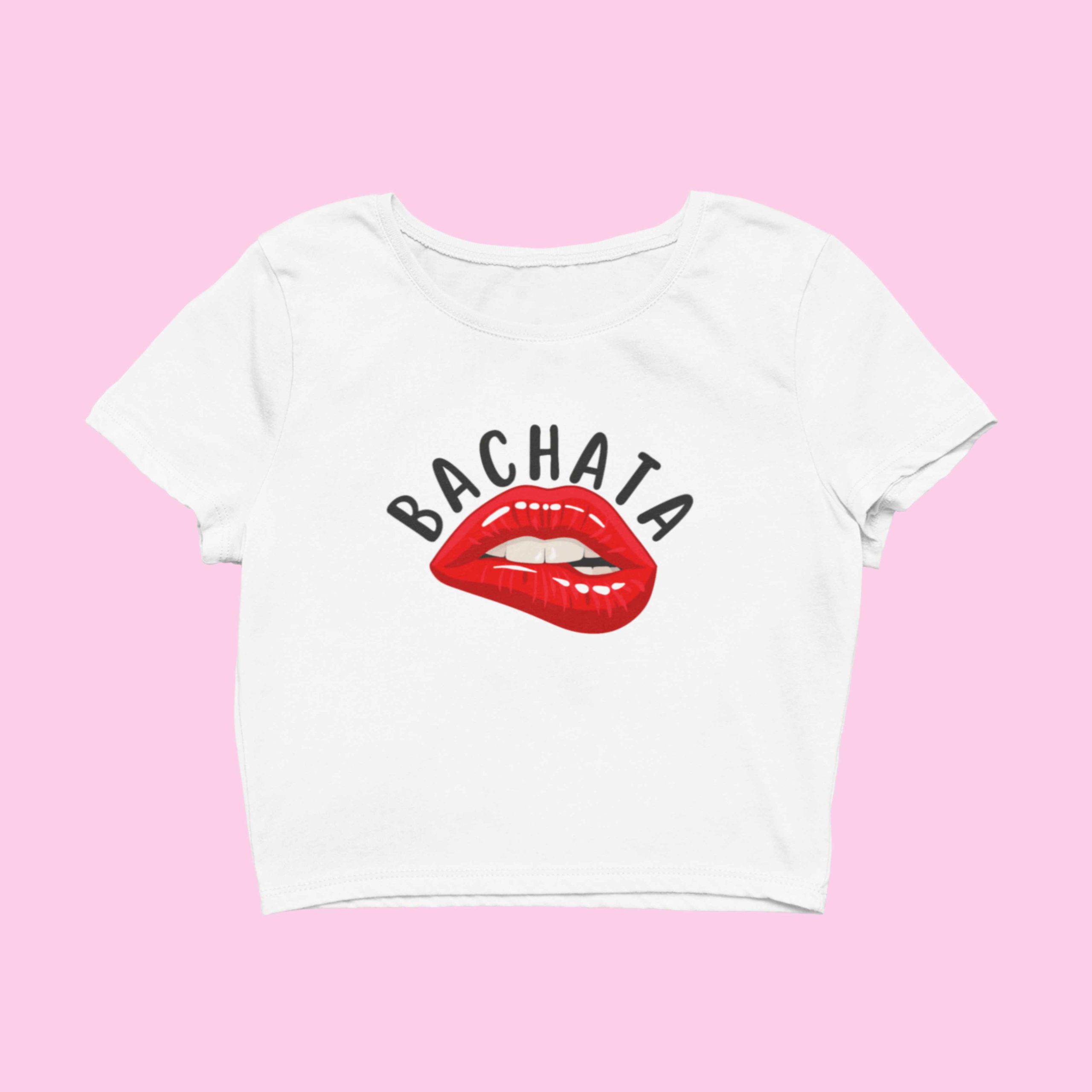 Bachata Jaipur Sensual Bachata Women White Baby Tee