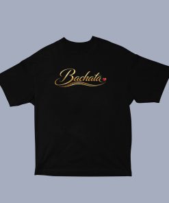 Heart 2 Feet Bachata Unisex Oversized Black Tshirt