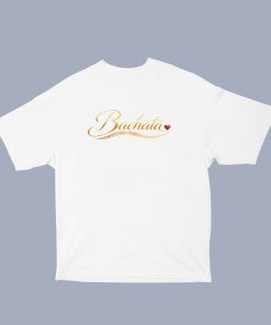 Heart 2 Feet Bachata Unisex Oversized White Tshirt