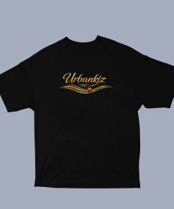 Hear2Feet Urbankiz Unisex Oversized Black Tshirt