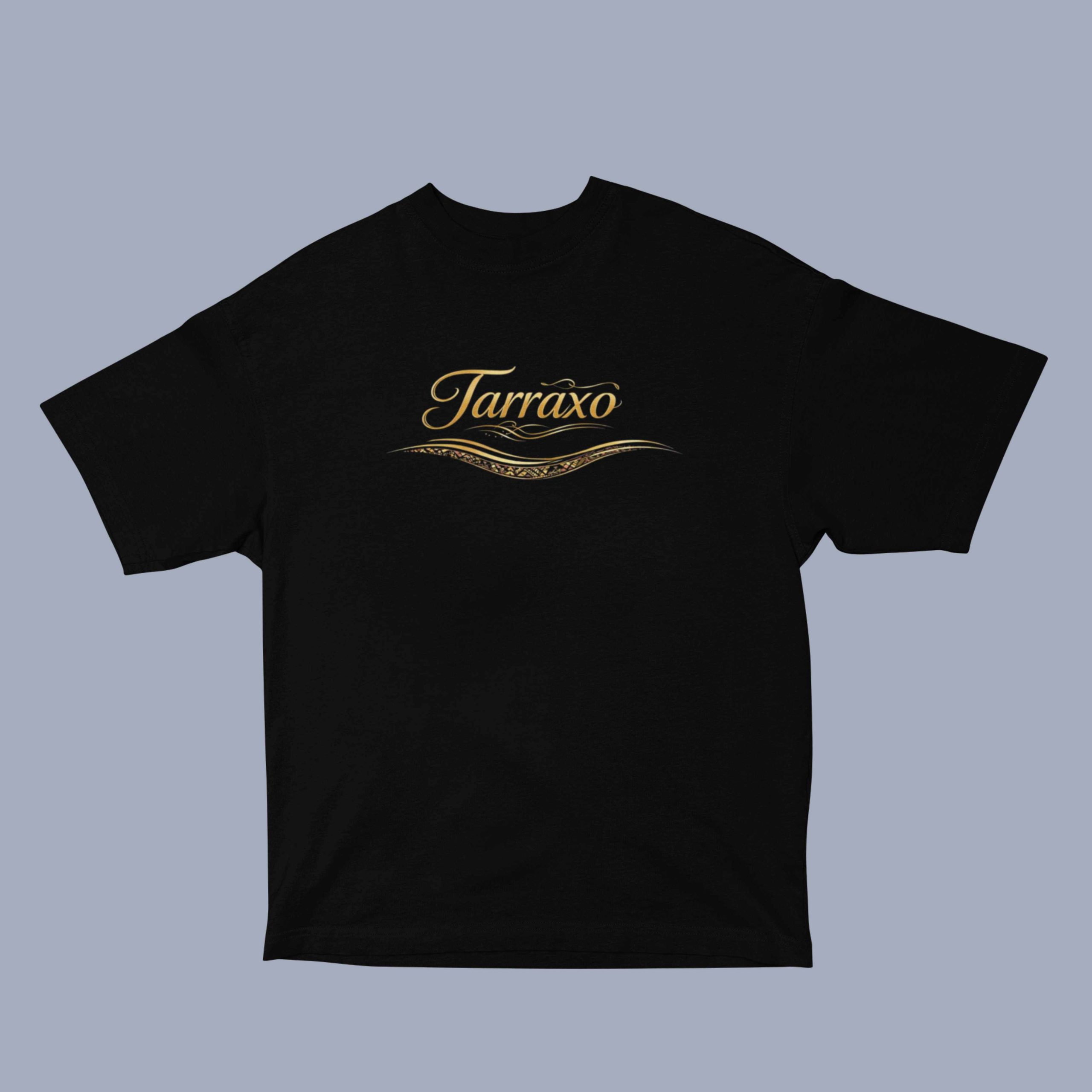 Heart 2 Feet Tarraxo Unisex Oversized Black Tshirt Front