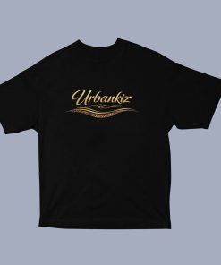 Heart 2 Feet Urbankiz Black unisex oversize Tshirt - Front