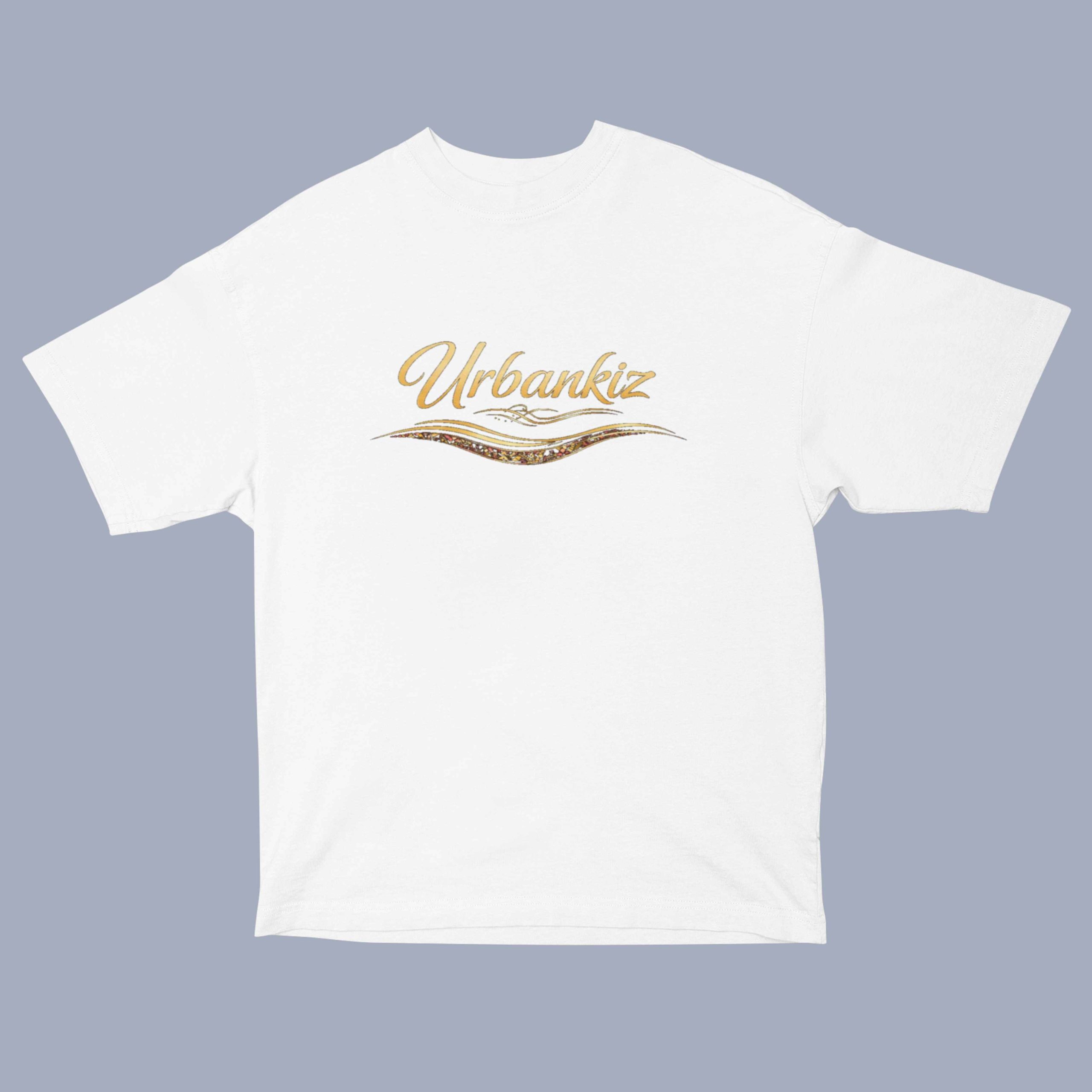 Heart 2 Feet Urbankiz White unisex oversize Tshirt - Front