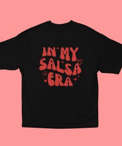 SCBAK In My Salsa Era Unisex Oversized Black Tshirt Back