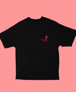 SCBAK Unisex Oversized Black Tshirt Back