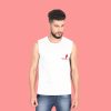SCBAK In My Salsa Era Unisex Sleeveless White Tshirt