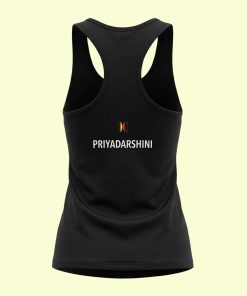 Dance Design Outta dance class blank tank top - back view with name Flaunt Passion India