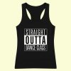 Dance Design Straight Outta Dance Class Female Black Tank Top - Front