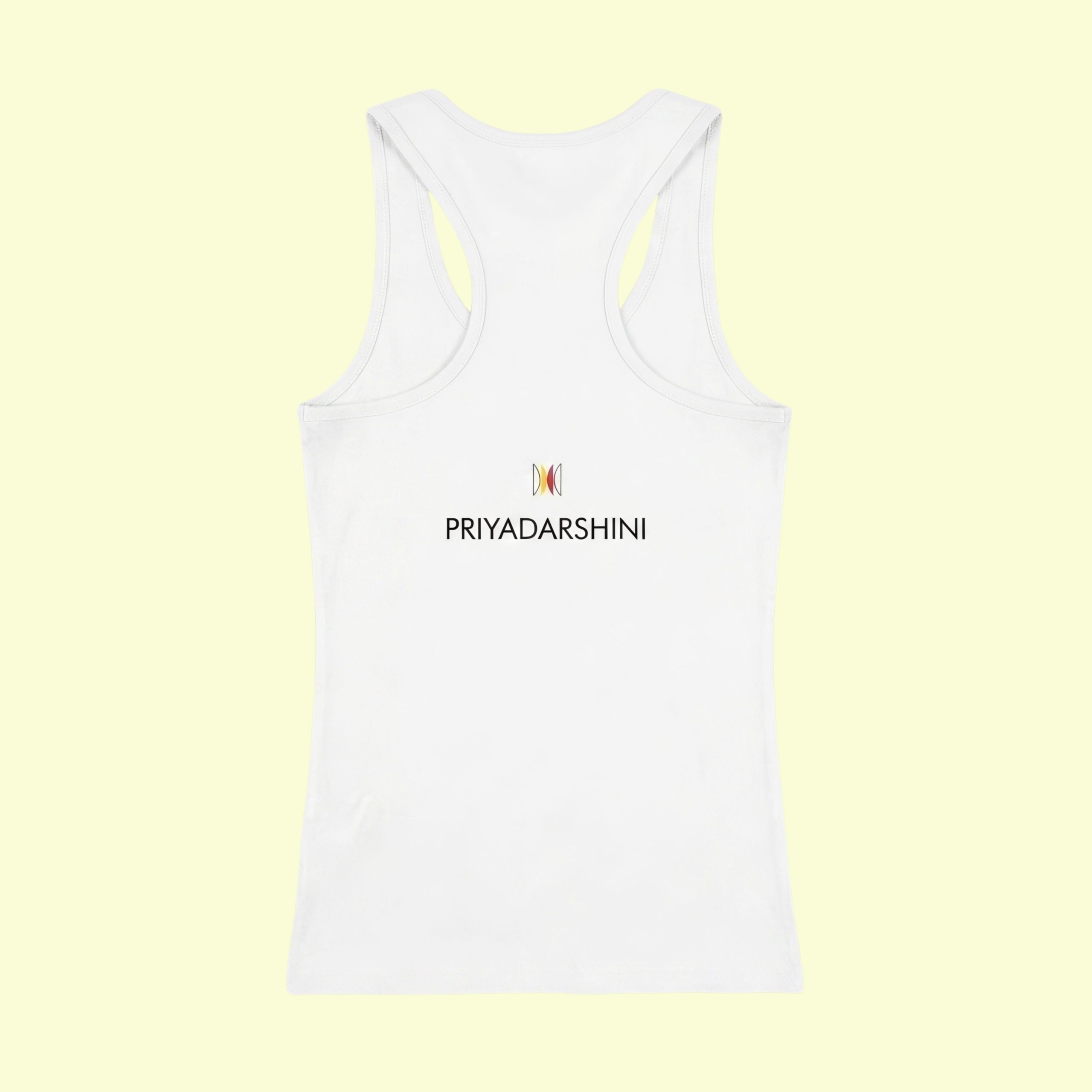 Dance Design Straight Outta Dance Class Female White Tank Top - Back with name