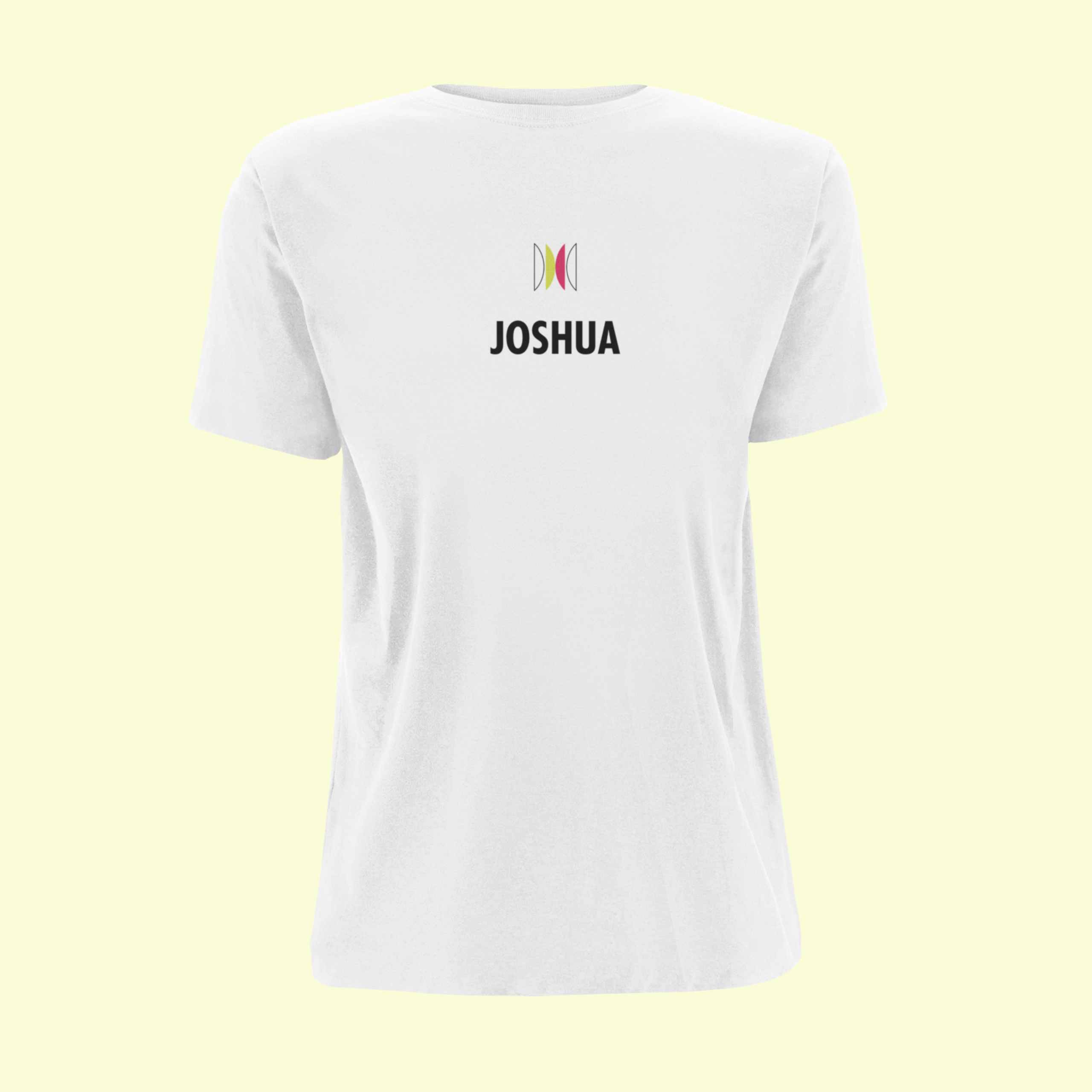 Dance Design Straight Outta Dance Class Unisex Classic White Tshirt - Back View with Name- Flaunt Passion India