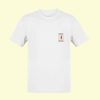 Dance Design Learn Social Dancing White Unisex Tshirt - Front View Flaunt Passion India