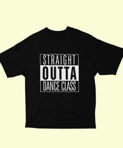 Dance Design Unisex Oversized Outta Dance Class Black