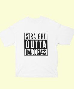 Dance Design Unisex Oversized Outta Dance Class White
