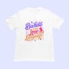 Bachata is my love language unisex white tshirt flaunt passion india