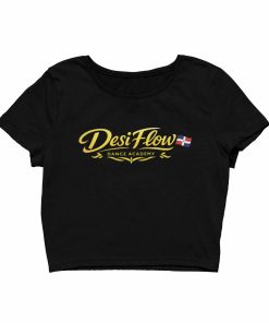Desiflow Dance Academy Women Black Crop Top - Flaunt Passion India