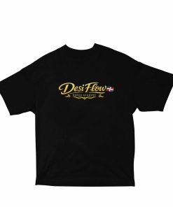 DesiFlow Dance Academy Official Oversized Black Tshirt - Flaunt Passion India